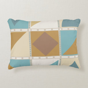 Seaside Geometry Accent Pillow