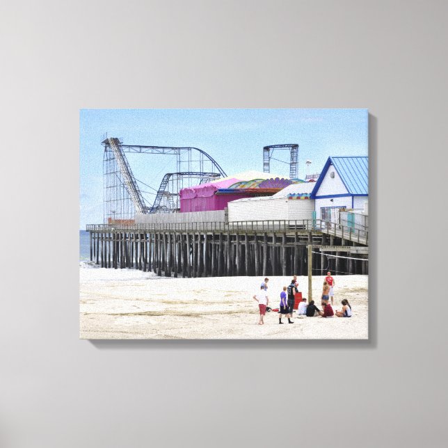Seaside Heights, Jersey Shore Canvas Print (Front)