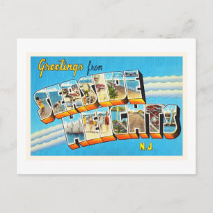 Seaside Heights New Jersey NJ Carte Postale Vintag
