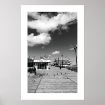 Seaside Heights Seagulls Boardwalk Poster