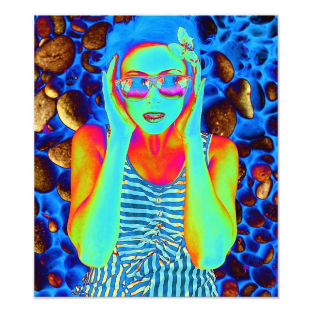 Seaside Holiday Photo Print (Front)