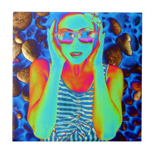 Seaside Holiday Tile