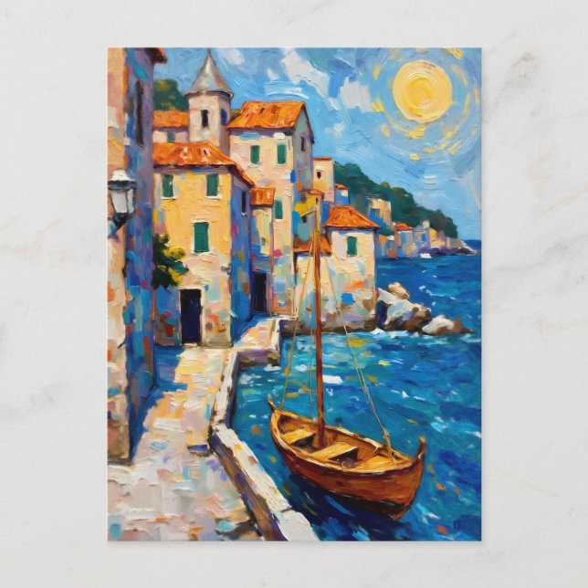 Seaside in Europe Postcard (Front)