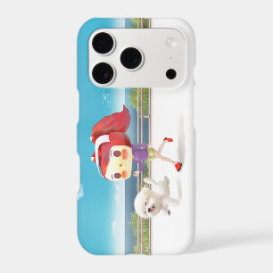 Seaside Jogging: Bunny Girl & Smiling Bichon Run