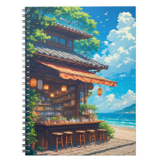 Seaside Lantern Tea House Notebook