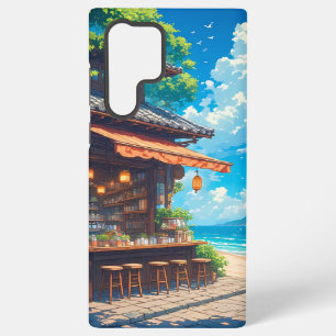 Seaside Lantern Tea House Samsung Galaxy Case