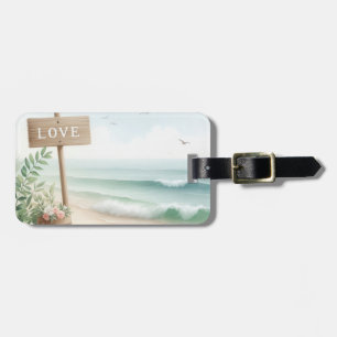 Seaside Love Beach  Luggage Tag