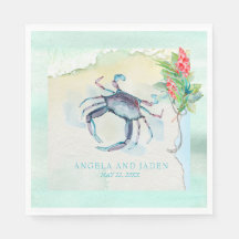 Seaside Maryland Crab Coastal Wedding