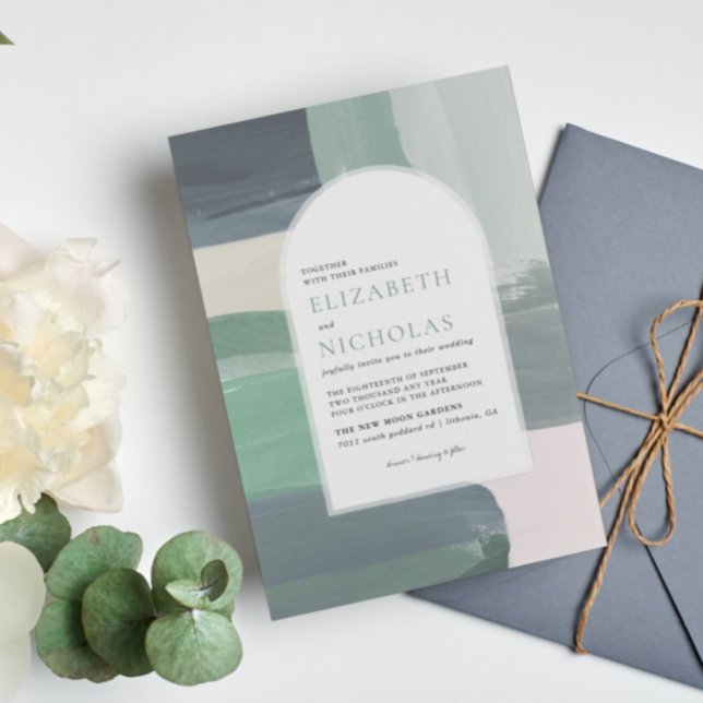 Seaside Ocean Glass | Boho Wedding Invitation (Creator Uploaded)