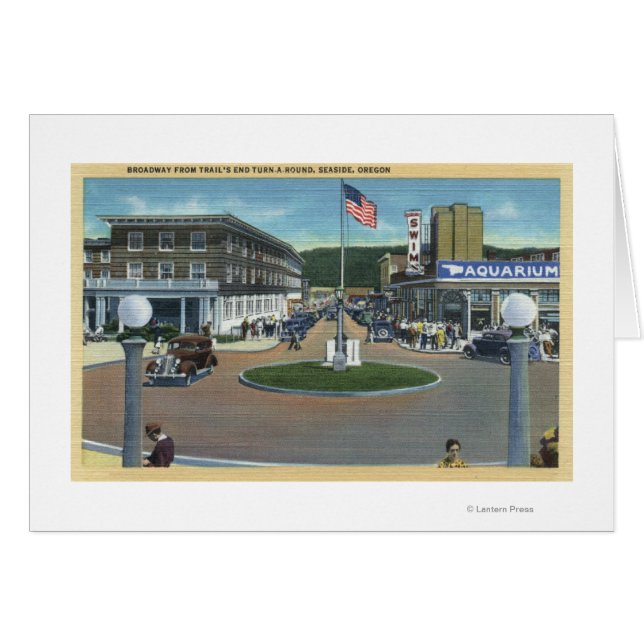 Seaside, Oregon - Broadway from Trail's End (Front Horizontal)