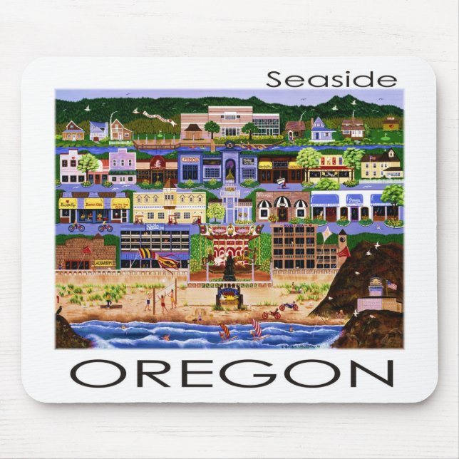 Seaside Oregon Mouse Pad (Front)