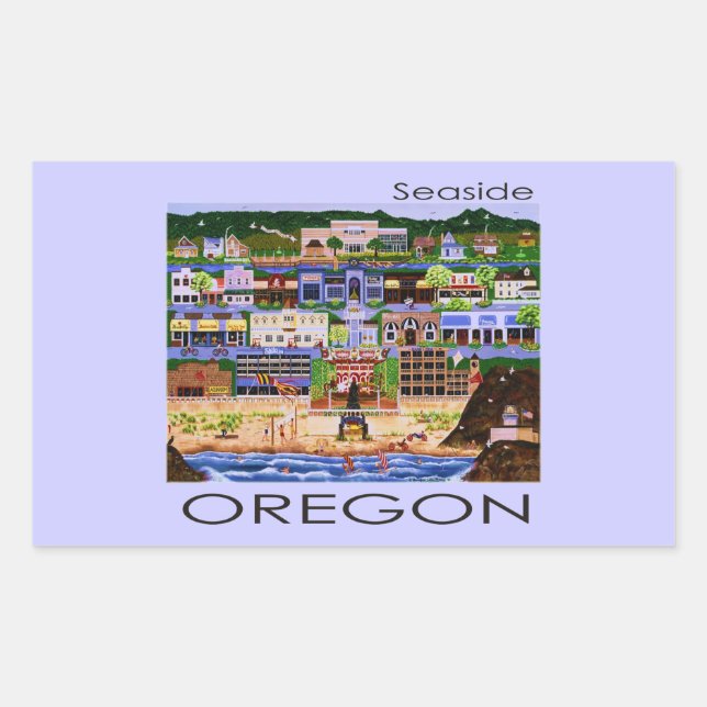 Seaside Oregon Sticker (Front)