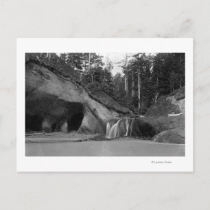 Seaside, Oregon Waterfall near Hug Point Postcard