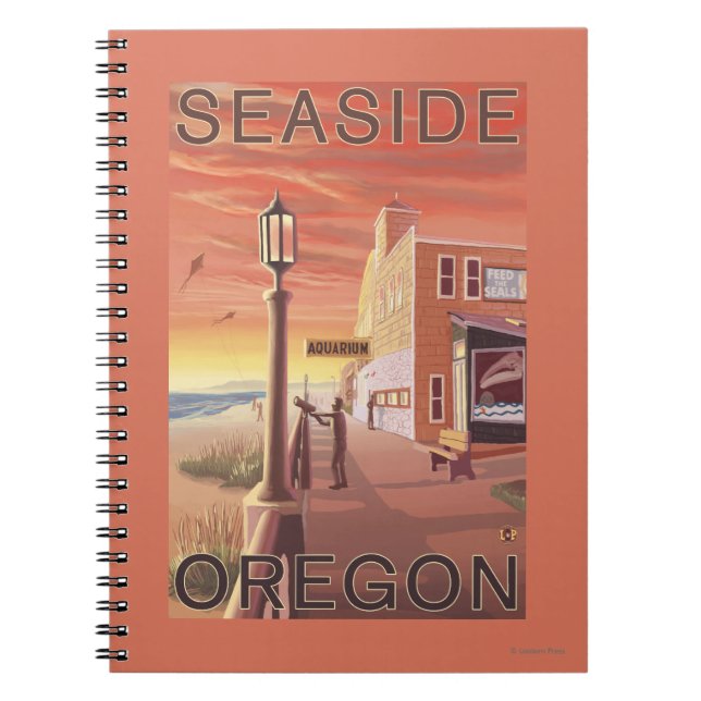 Seaside, OregonAquarium View Notebook (Front)