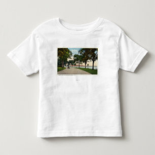 Seaside Park Drive View Showing Locomobile Toddler T-shirt