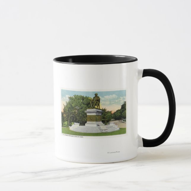Seaside Park View of the P T Barnum Monument Mug (Right)