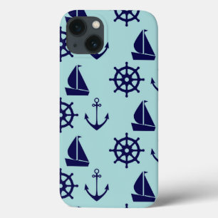 Seaside Pattern iPhone 13 Case