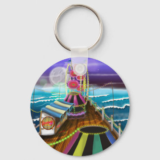 Seaside Peer Arcade Funfair Keychain