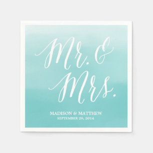 Seaside Personalized Paper Napkins