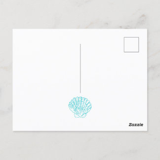 Seaside Postcard Thank You Card