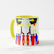 Seaside Promenade Street Scene Mug