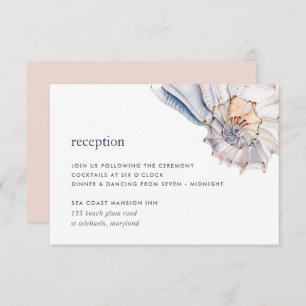 Seaside Reception Enclosure Card