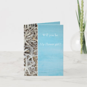Seaside romance seashell beach wedding design  thank you card