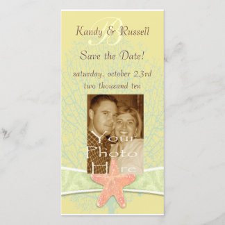 Seaside Save the Date Photocard