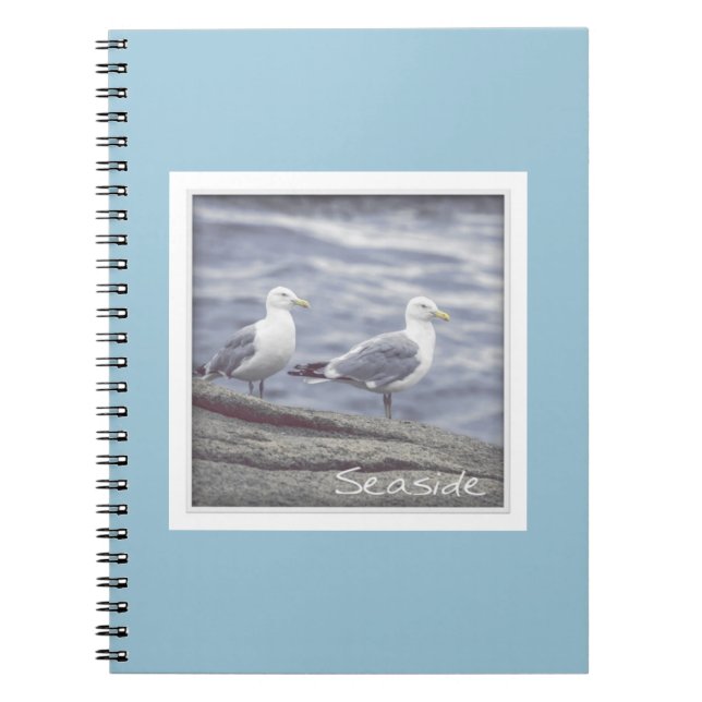Seaside Seagulls Notebook (Front)