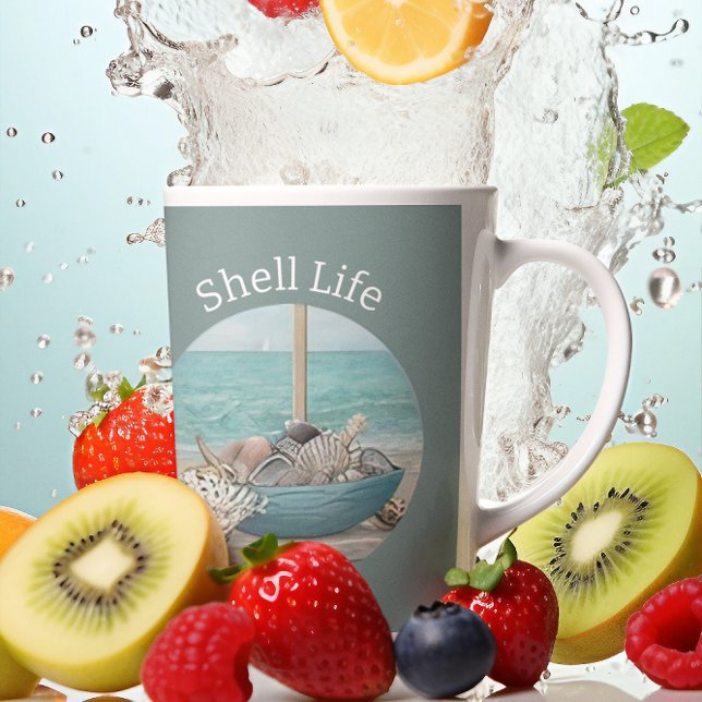 Seaside Serenity Shell Life Collection Coffee Mug (Creator Uploaded)