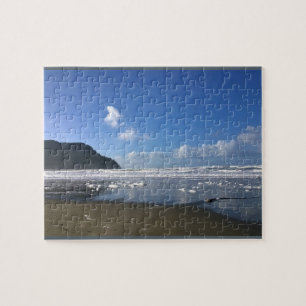 Seaside Shore in Winter Jigsaw Puzzle