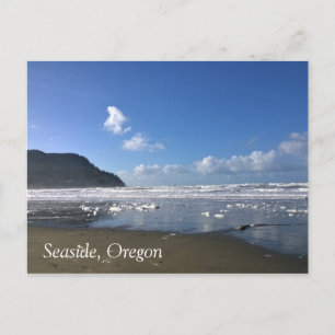 Seaside Shore in Winter Postcard