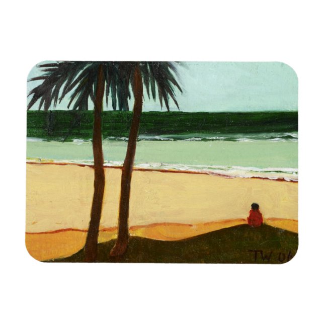 Seaside Solitude 2006 Magnet (Horizontal)