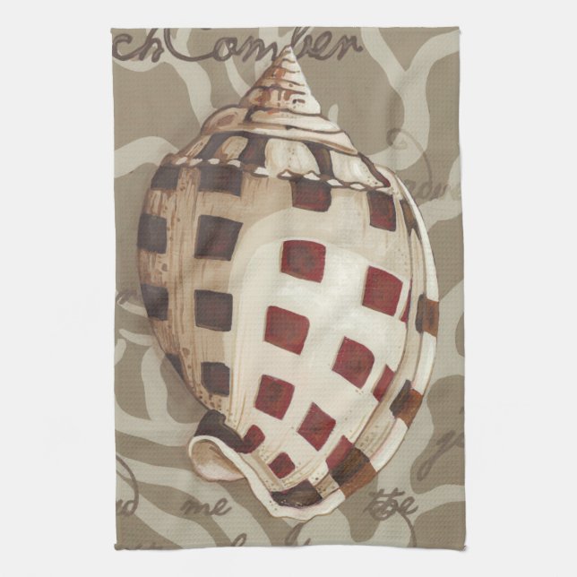 Seaside Sonnet I Kitchen Towel (Vertical)