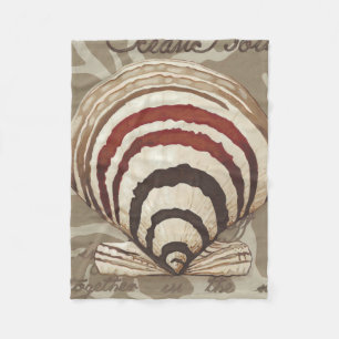 Seaside Sonnet II Fleece Blanket