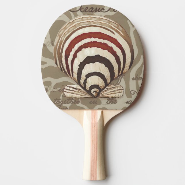 Seaside Sonnet II Ping Pong Paddle (Front)