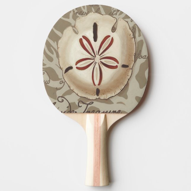 Seaside Sonnet III Ping Pong Paddle (Front)
