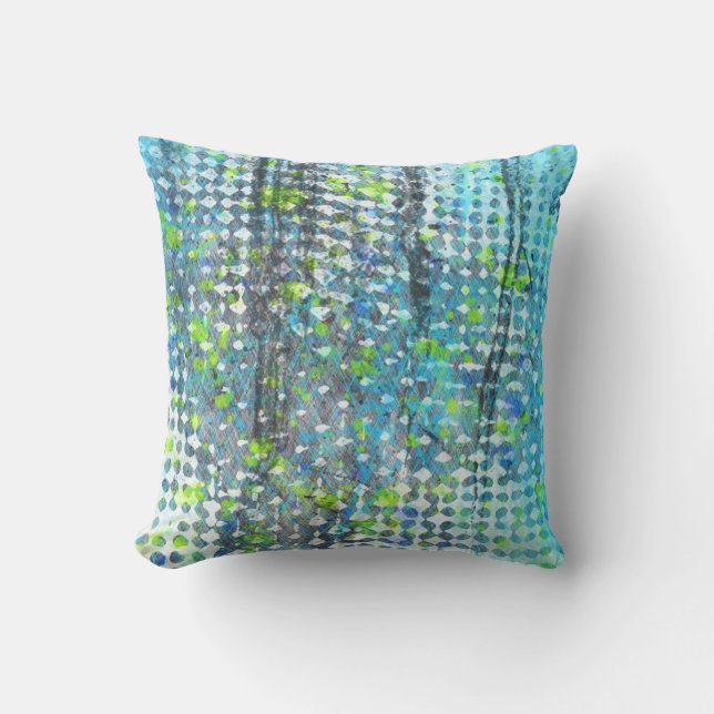 Seaside Storm Outdoor Pillow (Front)