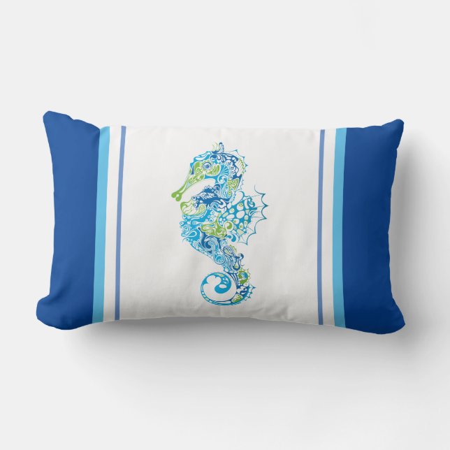 Seaside Throw Pillow (Front)