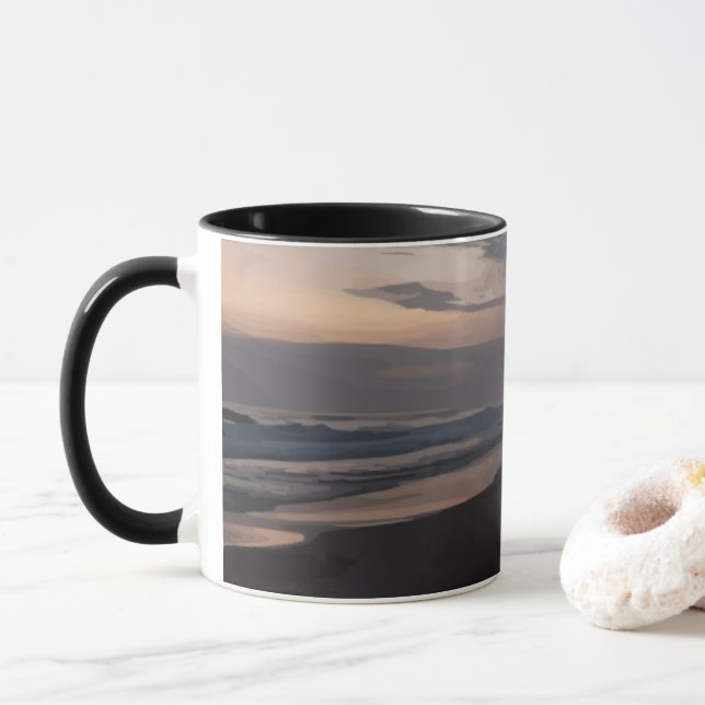 Seaside Twilight Mug (With Donut)