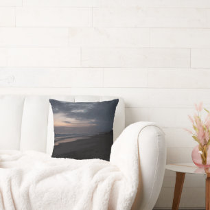Seaside Twilight Throw Pillow