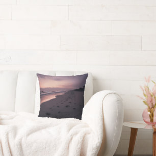 Seaside Twilight Throw Pillow