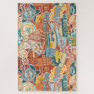 Seaside Vacation Waikiki Bay Hawaii Jigsaw Puzzle