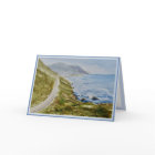 Seaside Watercolor Art Greetings Card