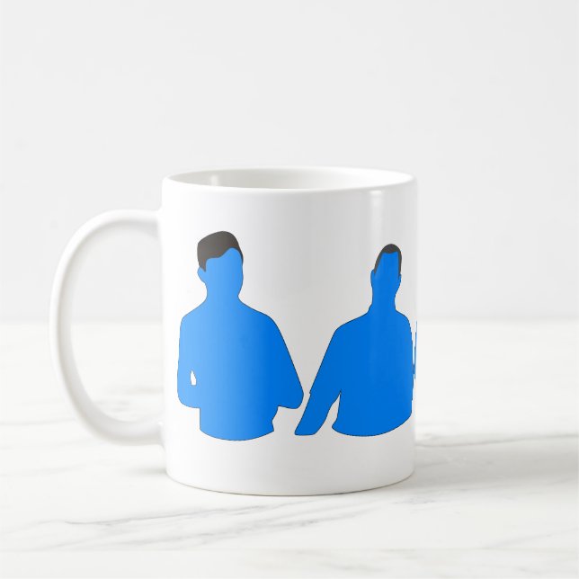 SEASON 2 Problems Higher Up silhouette  Coffee Mug (Left)