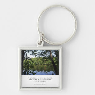 Season Ecclesiastes Luggage & Laptop Tag Keychain