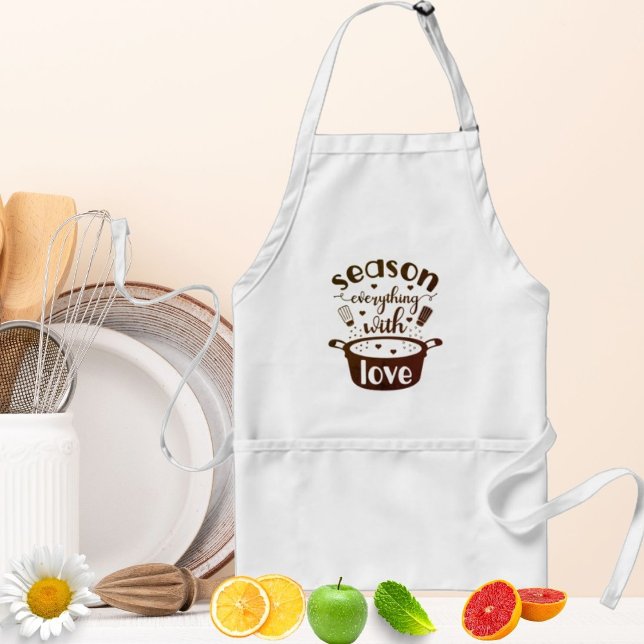 Season Everything with Love Standard Apron (Creator Uploaded)