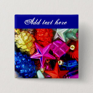 Season Greetings_ 2 Inch Square Button