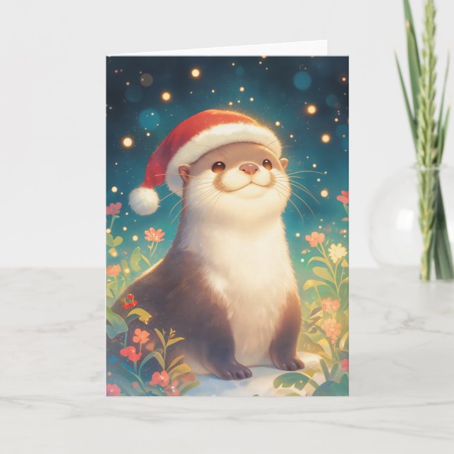 Season Greetings from Otter Card (Front)