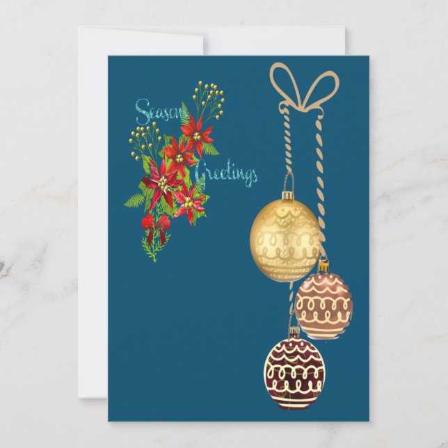 Season Greetings Holiday Card (Front)